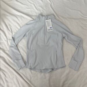 Lululemon Cold Weather Running Half Zip - Size 6, Vapor